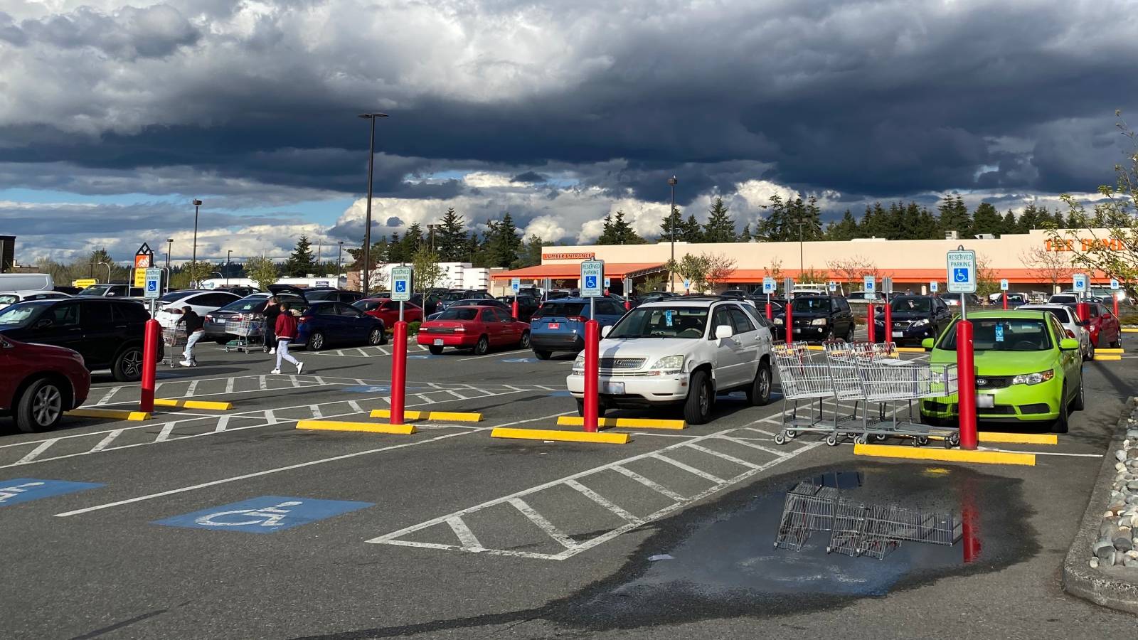 ADA compliant parking stalls